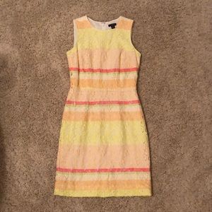 Striped sleeveless dress